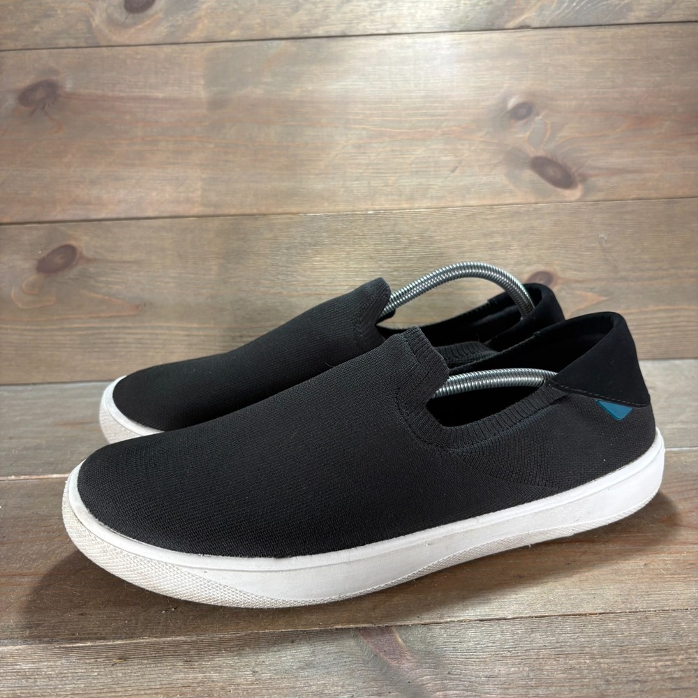 Vessi Boardwalk Slip On Mens size 11 shoes Black Waterproof Knit sneakers